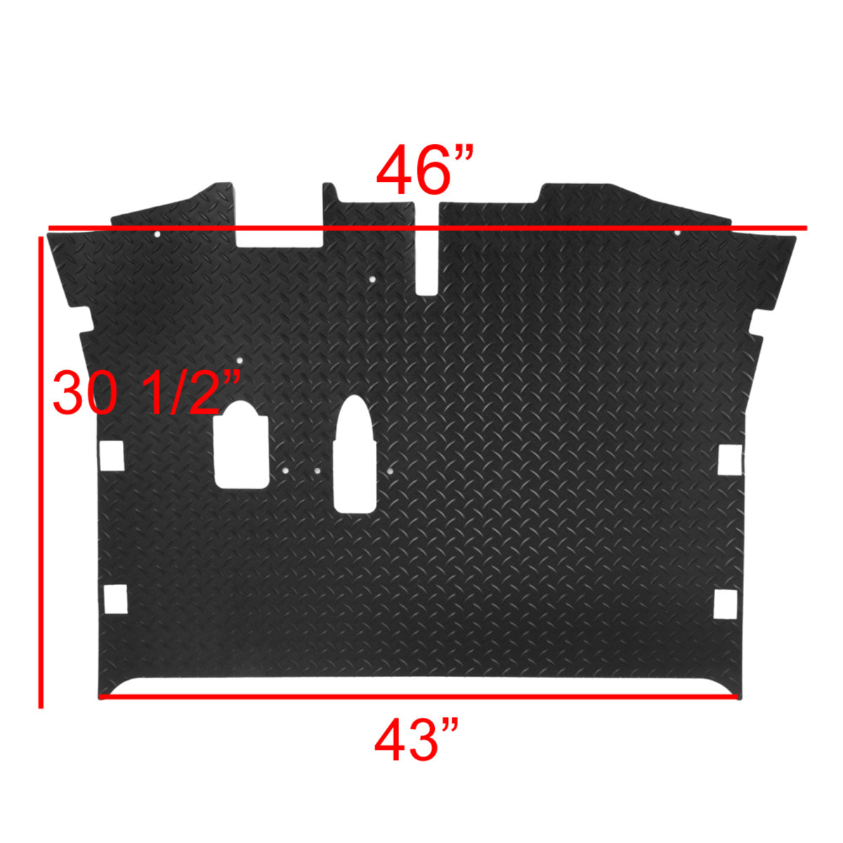 GTW¬¨√Ü E-Z-GO RXV Replacement Diamond Plated Floormat