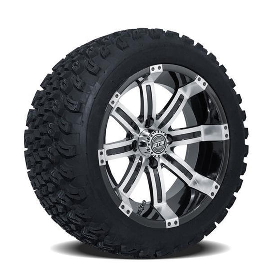 Set of (4) GTW 14 inch Tempest Wheels on A/T Tires
