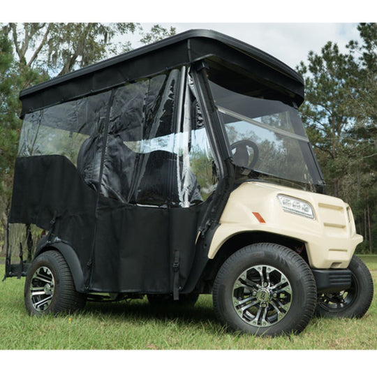 RedDot Chameleon 4 Passenger Track Style Black Enclosure  E-Z-GO TXT/T48