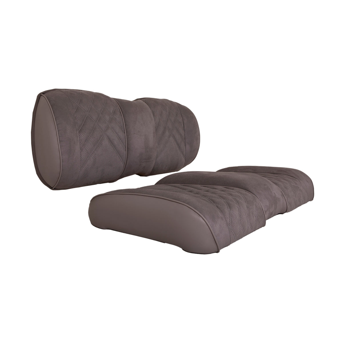 Premium RedDot¬¨√Ü Pewter Suede Front Seat Assemblies for EZGO RXV