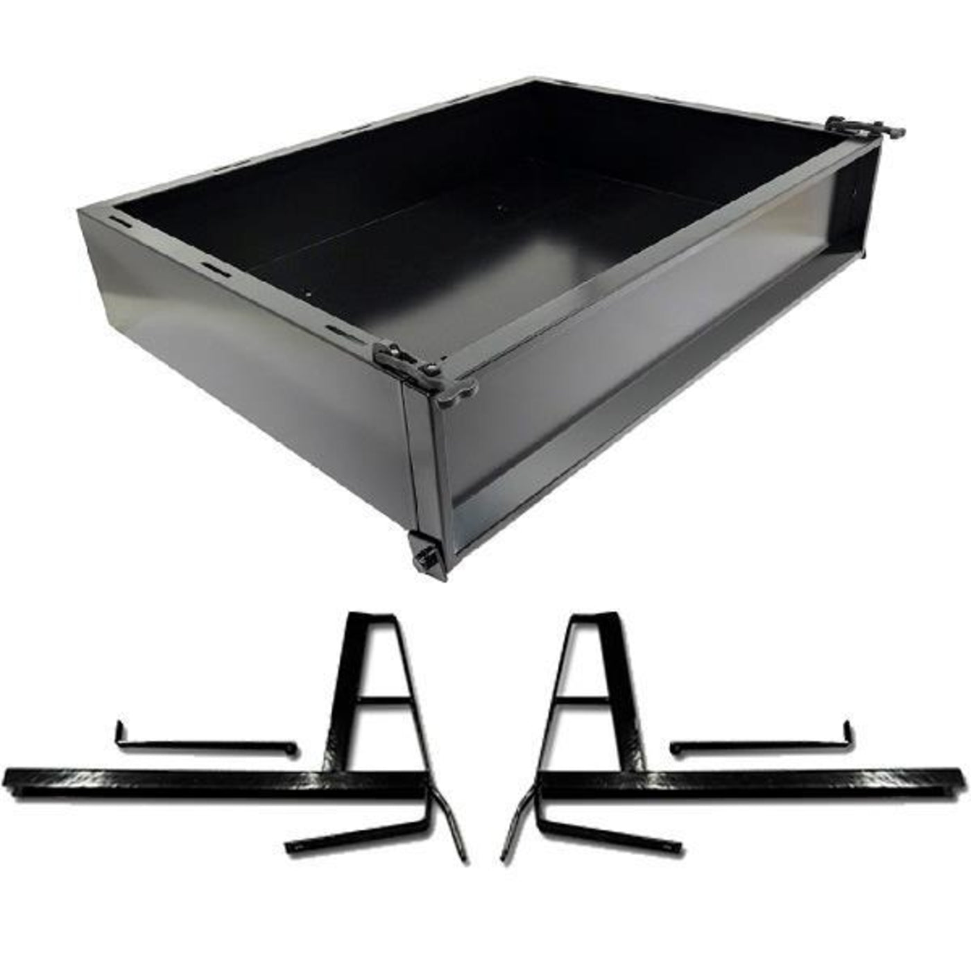 GTW¬Æ Black Steel Cargo Box Kit For Club Car DS (Years 2000-Up)