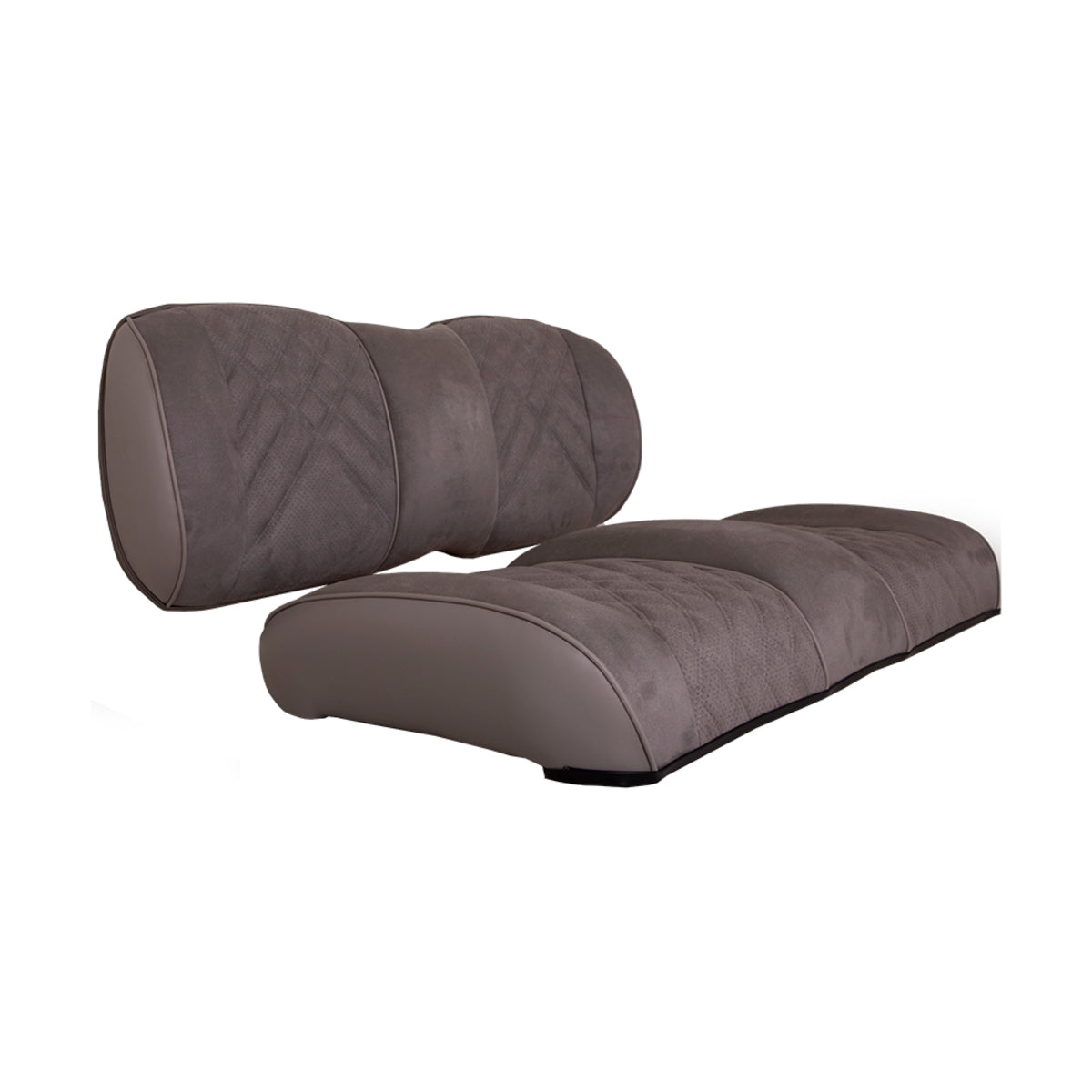 Premium RedDot¬¨√Ü Pewter Suede Front Seat Assemblies for EZGO TXT
