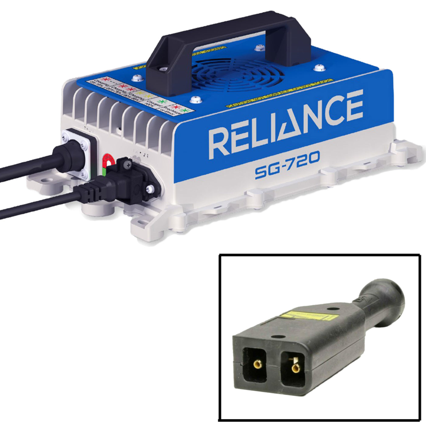 RELIANCE‚Ñ¢ SG-720 High Frequency Industrial E-Z-GO Charger - 36v PowerWise¬Æ Paddle