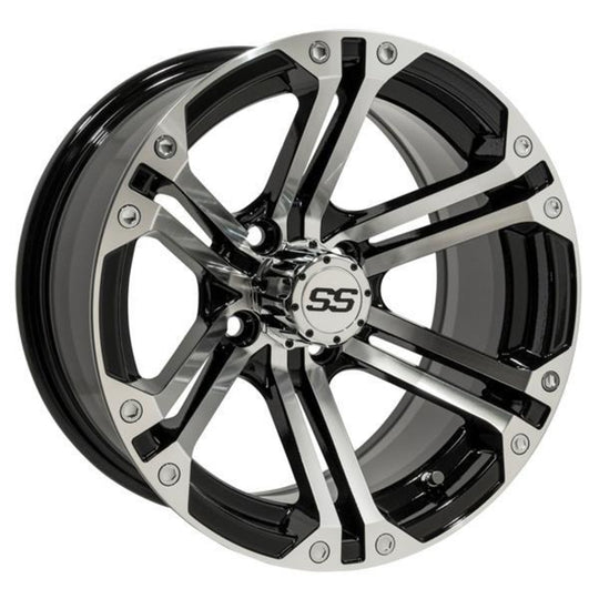 14x7 GTW Machined/Black Specter Wheel