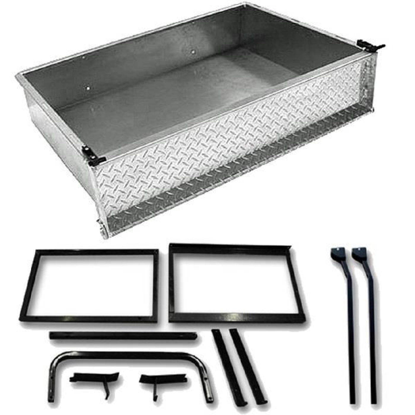 GTW¬¨√Ü Aluminum Cargo Box Kit For Club Car Precedent (Years 2004-Up)