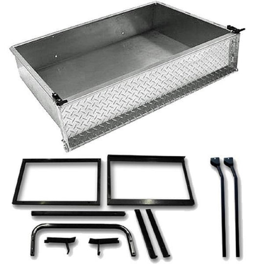 GTW Aluminum Cargo Box Kit For Club Car Precedent (Years 2004-Up)