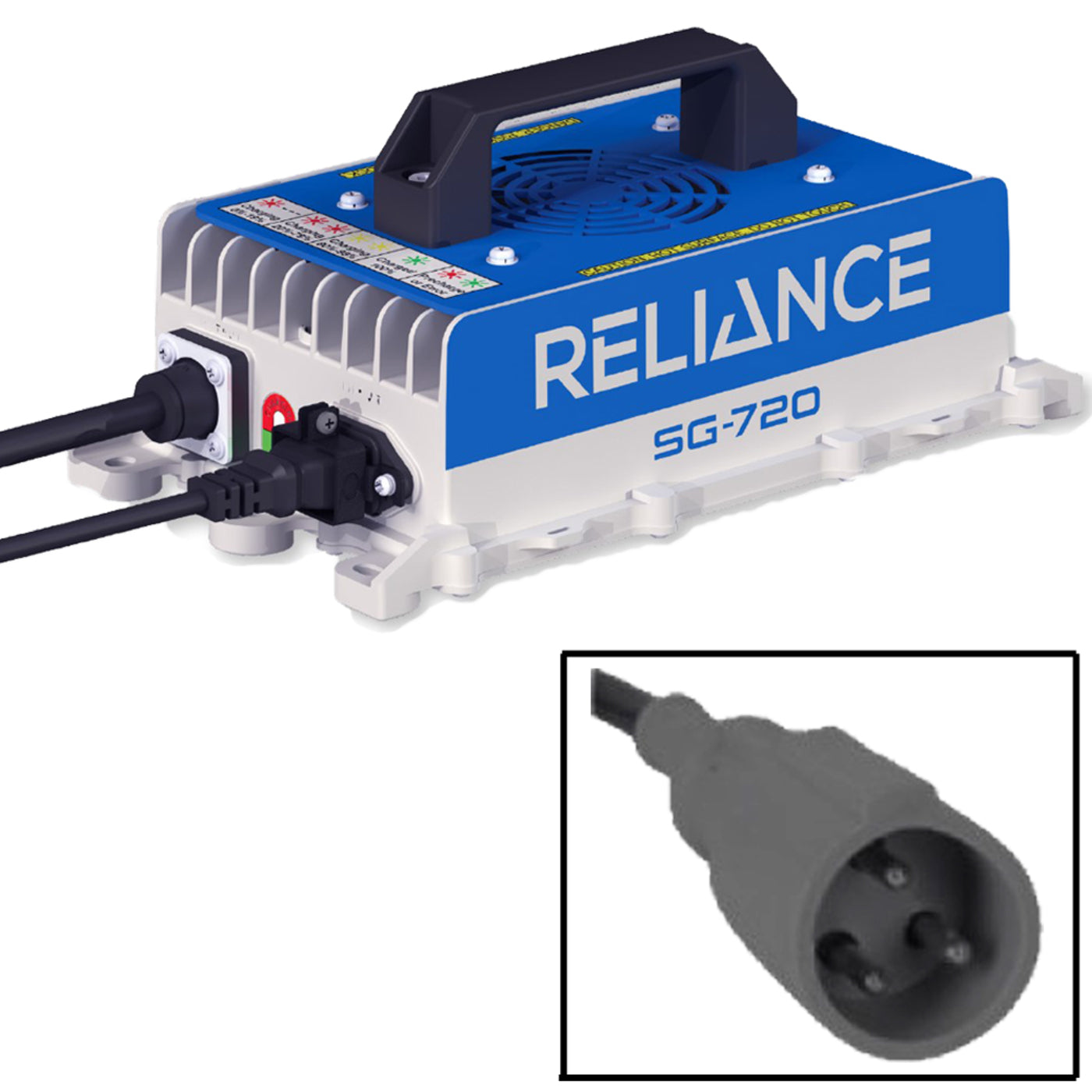 RELIANCE&#8482 SG-720 High Frequency Industrial Club Car Charger - 48v Powerdrive¬Æ Paddle