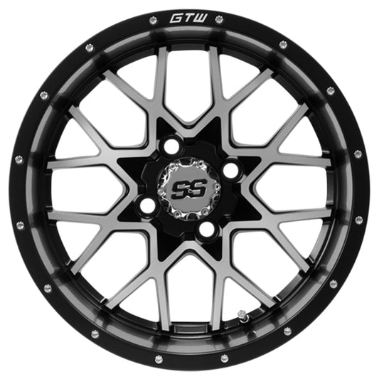 GTW 14" Vortex Wheel  Matte Black/Machined