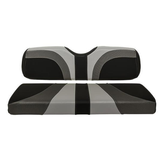 RedDot Blade Rear Seat Covers for MadJax Genesis 250/300 Seat Kits  Gray / Charcoal Gear / Black Carbon Fiber