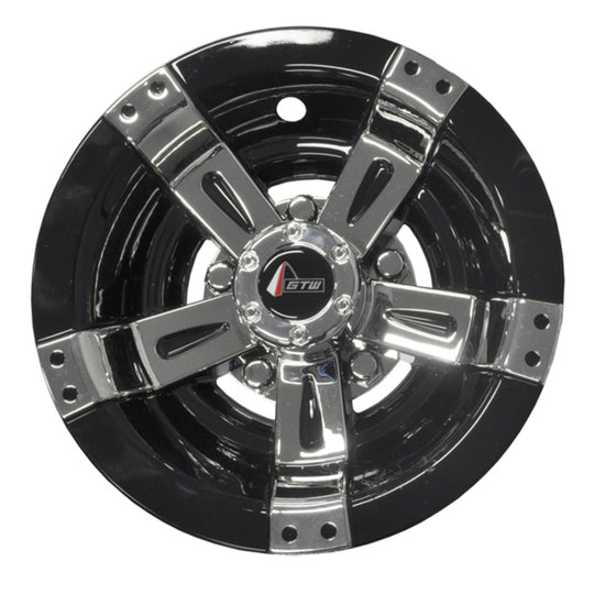 8" GTW Maverick Black & Chrome Wheel Cover (Universal Fit)